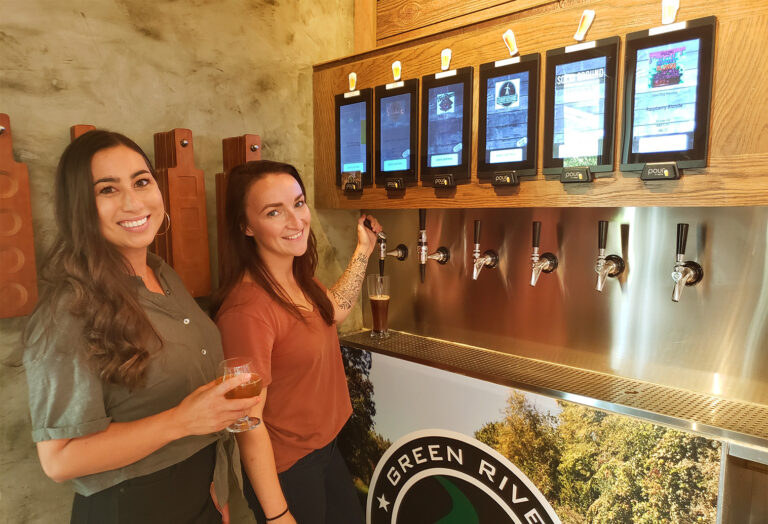self-pour beverage smiles